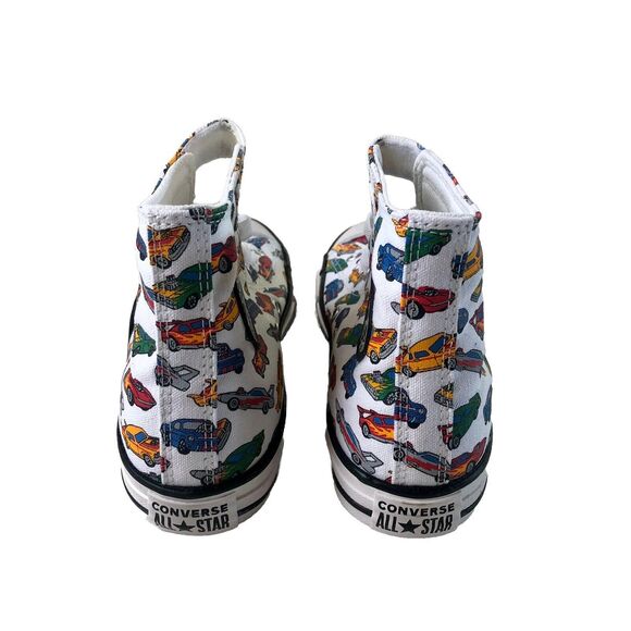Converse All Star Hi Tops Easy On Cars Design Youth Size 3 - 21.5 CM - Picture 4 of 12